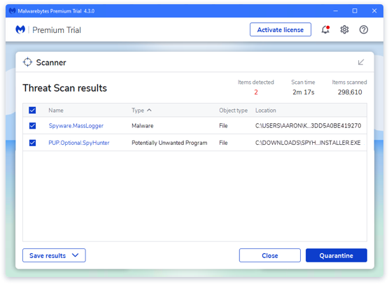 Perform a full system scan
Remove any detected malware or viruses
